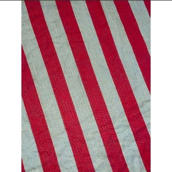 Vintage Patriotic Flag Pashmina - New Condition - Bid Now = Discounted Shipping - Picture 8 of 10